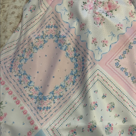 Altar'd State Pastel Patchwork A-Line Skirt - Picture 4 of 5